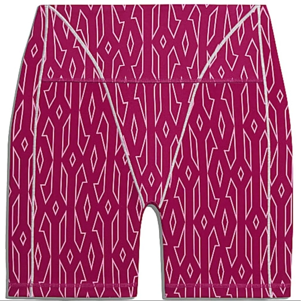adidas Ivy Park Monogram Short Bold Pink Tights - Picture 7 of 8